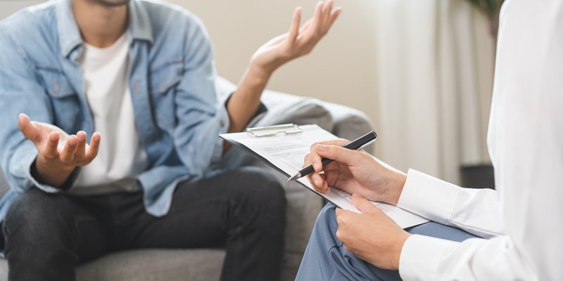 Ergotherapie, Gespräch